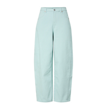 YASLUA BARRELJEANS TURQUOISE - YAS