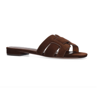 Holly flat sandals brown - Bibi Lou