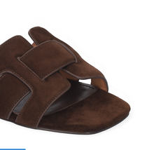 Holly flat sandals brown - Bibi Lou