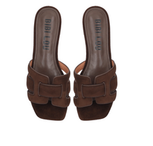 Holly flat sandals brown - Bibi Lou