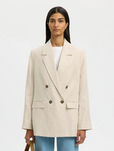 slwelin ida linnen blazer - selected