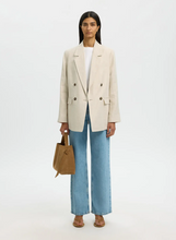 slwelin ida linnen blazer - selected
