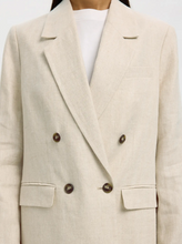slwelin ida linnen blazer - selected