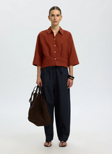 slfcleo regular 3/4 cropped shirt - Selected femme