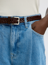 SLFwide merla-kori HW denim shorts - selected