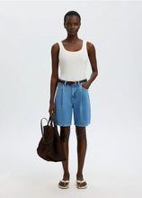 SLFwide merla-kori HW denim shorts - selected