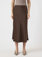 Yaspella skirt dark brown - YAS