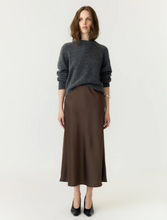 Yaspella skirt dark brown - YAS