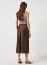 Yaspella skirt dark brown - YAS