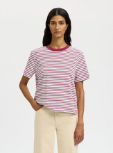 SLWESSENTIAL SS STRIPED BOXY TEE - SELECTED