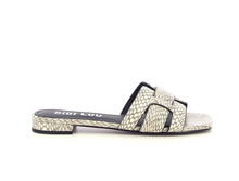 Holly flat sandals snake - Bibi Lou