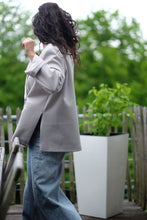 Khloe oversized blazer - greyblue PDP