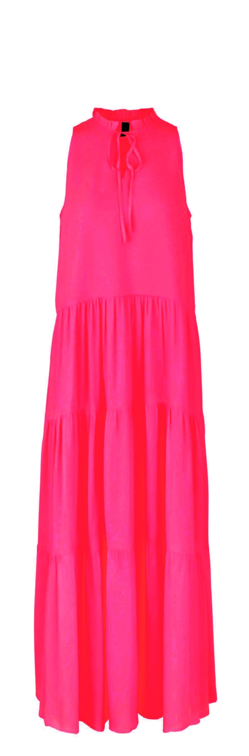 VELO SL MAXI DRESS - FANDANGO PINK
